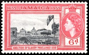 Stamp Jamaica 1955