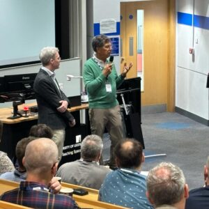 Dirk Ehnts and Warren Mosler giving a presentation